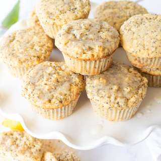 Vegan Lemon Poppyseed Muffins