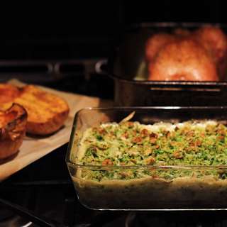 Wild Cauliflower Mushroom Gratin
