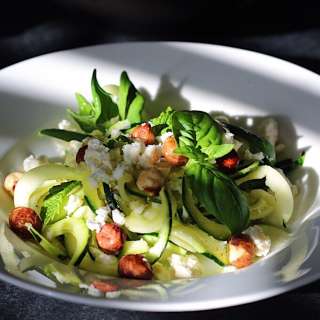 Zucchini Feta Salad With Hazelnuts (Courgette Salad)