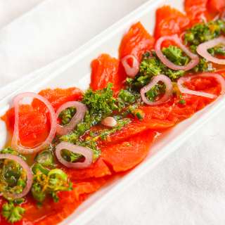 Salmon Crudo