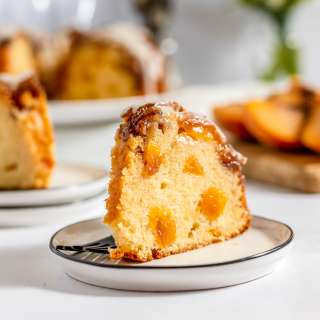 Peach Cobbler Pound Cake