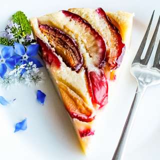 Easy Plum Flan
