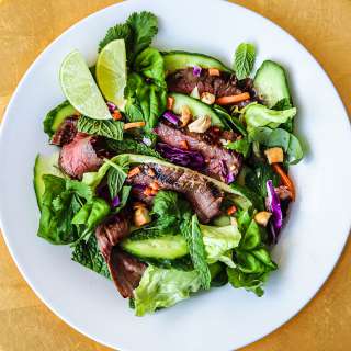 Flank Steak Salad with Thai Dressing