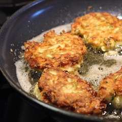 Zucchini Cheddar Fritters