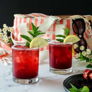 Summer Blackberry Smash - An Easy Gin Cocktail Recipe