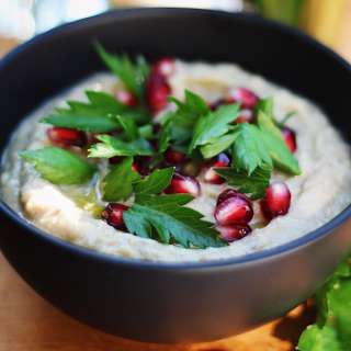 Roasted Eggplant Dip Without Tahini (Baba Ganoush)