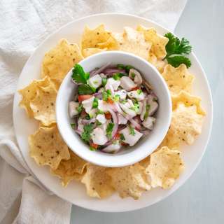 Easy and Healthy Peruvian Cod Ceviche With Lime And Jalapeño