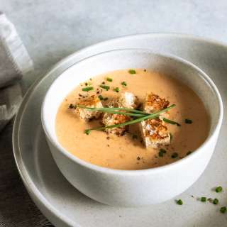 Easy Creamy Delicious Lobster Mushroom Bisque Recipe