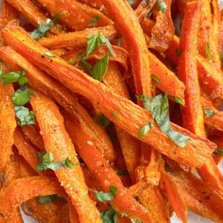Air fryer carrot fries recipe