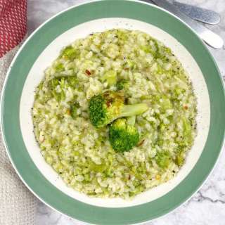 Risotto with broccoli