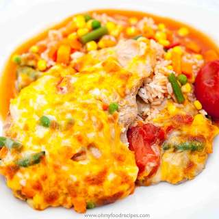 BAKED PORK CHOPS AND RICE