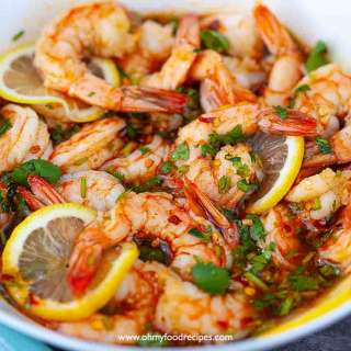 Spicy Lemon Garlic Shrimp