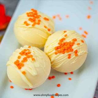 Pumpkin Spice Hot Chocolate Bombs