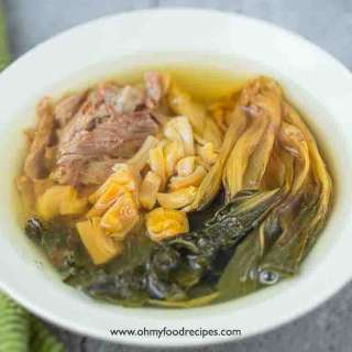 Dried Bok Choy Soup