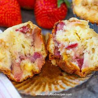 Strawberry and White Chocolate Muffins