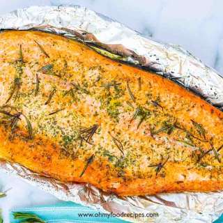 Baked Whole Salmon Fillet
