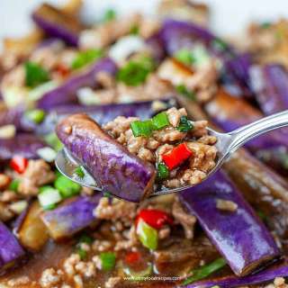 Chinese eggplant and pork