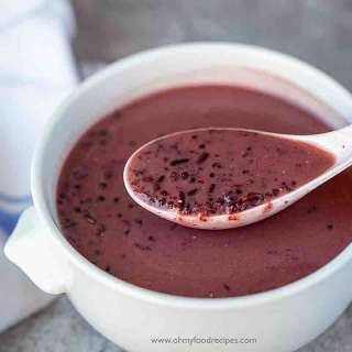 BLACK GLUTINOUS RICE DESSERT