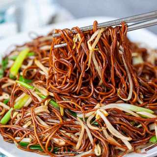 Cantonese Soy Sauce Pan Fried Noodles