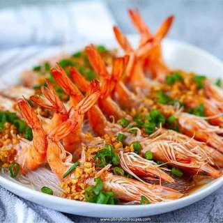 Steam Shrimp with Garlic