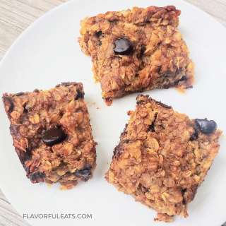 Slow Cooker Banana Pumpkin Oatmeal Bars