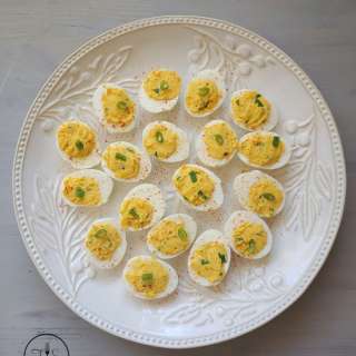 Green Curry Deviled Eggs