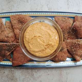 Toasted Za'atar Pita Chips
