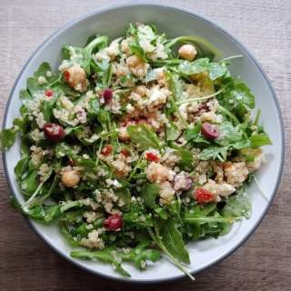 Mediterranean Arugula Quinoa Salad
