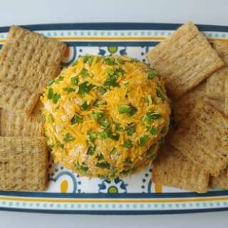Cheddar Jalapeno Taco Cheese Ball