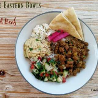 Middle Eastern Bowls with Spiced Beef