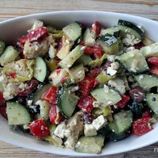 Greek Chopped Vegetable Salad