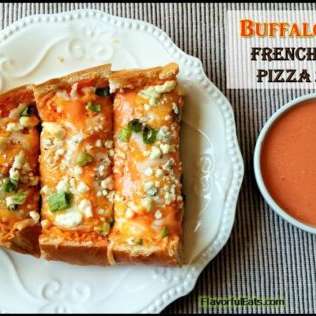 Buffalo Wing French Bread Pizza Sticks