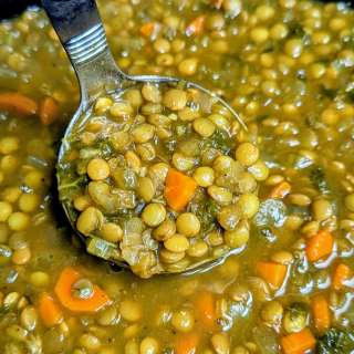 Slow Cooker Curried Lentil Soup