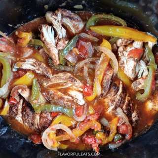 Slow Cooker Chicken Fajita Tacos