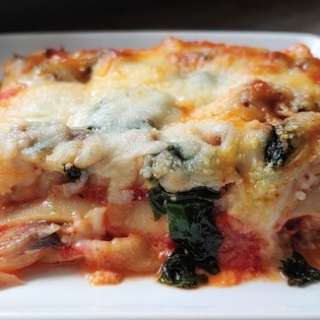 Mushroom Kale Lasagna