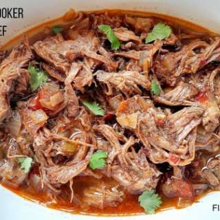 Slow Cooker Mexican Beef Barbacoa