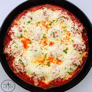 Baked Chicken Parmesan Meatballs