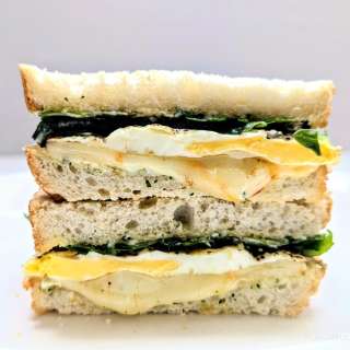 Fried Egg Sandwich with Herby Mayo