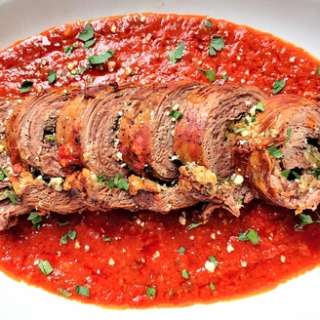 Slow Cooker Beef Braciole