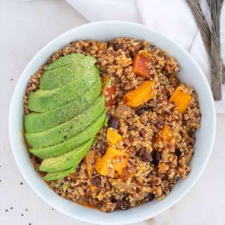 Cozy Quinoa and Sweet Potato Chili
