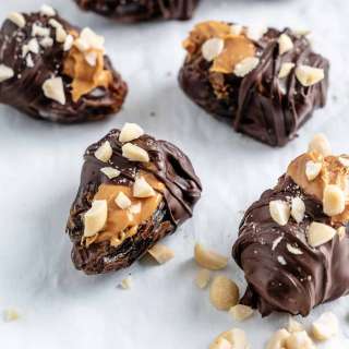 Peanut Butter Stuffed Dates