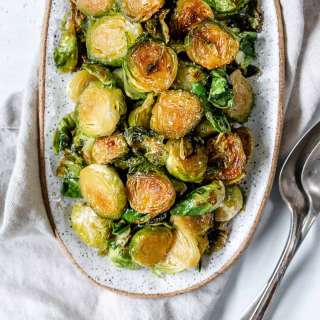 Sweet and Salty Brussels Sprouts
