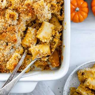 Pumpkin Pasta Bake