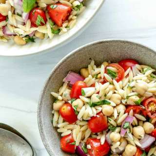 Orzo Chickpea Salad