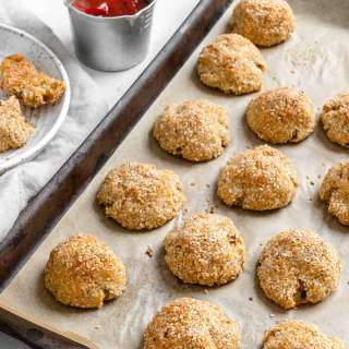 Sesame Potato Puffs
