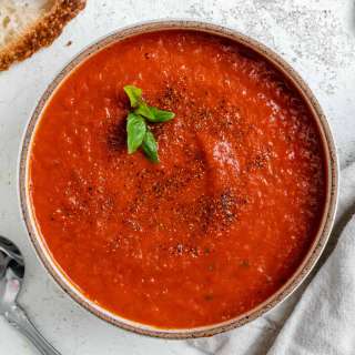 Quick Vegan Tomato Soup [With Canned Tomatoes]