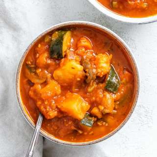Tomato Soup with Potatoes