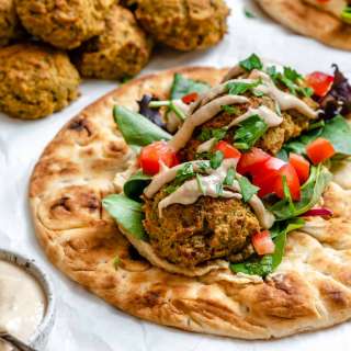 Healthy Baked Falafel [+ Air Fryer]