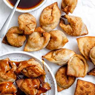 Tofu Vegetable Crispy Wontons [Deep-Fried + Air Fried]