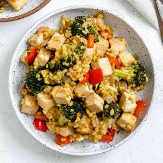 Veggie Brown Rice Stir Fry